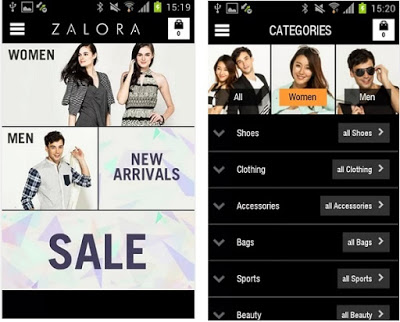 Aplikasi Zalora Untuk Android