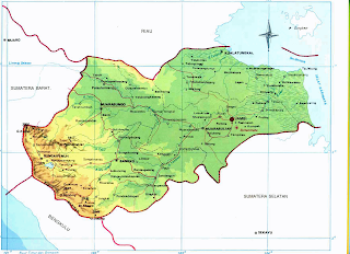 Peta Propinsi Jambi Pulau Sumatera Peta Propinsi Jambi Pulau Sumatera