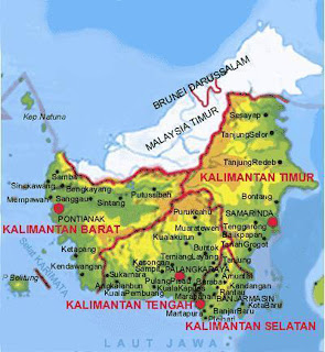 Peta Pulau Kalimantan Peta Pulau Kalimantan
