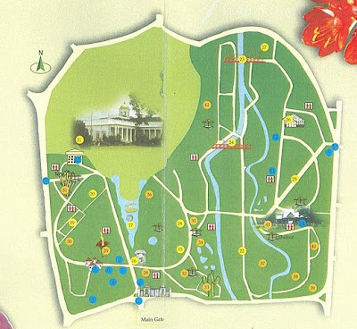 Peta Kebun Raya Bogor