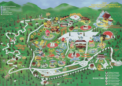 Map Taman Safari Indonesia II di Prigen - Jawa Timur