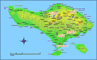 Peta Pulau Bali Peta Pulau Bali